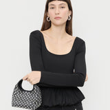 Loeffler Randall - Kenzie Black/Crystal Mini Bag