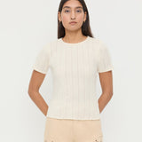 Loeffler Randall - Kerri Pointelle Tee