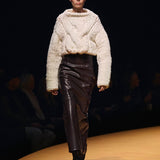 Khaite - Loxley Skirt in Mud Leather