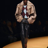 Khaite - Anders Top in Merlot Multi