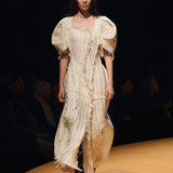 Khaite - Quintin Dress in Ivory