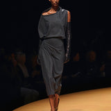 Khaite - Iris Dress in Storm