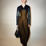 Khaite - Onno Jacket in Dark Navy Leather