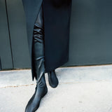 Khaite - Apollo Over-the-Knee Flat Boot in Black Leather