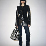 Khaite - Naran Jacket in Black Leather