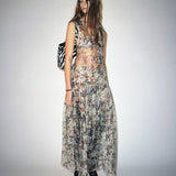 Khaite - Amello Dress in Cream Multi