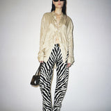 Khaite - Callum Pant in Zebra Haircalf