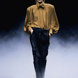 Khaite - Borden Pant in Black Haircalf