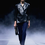 Khaite - Palto Jacket in Black Leather