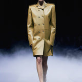 Khaite - Sadra Coat in Golden Ochre