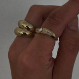 Kinn - Franco Curved Ring Diamond
