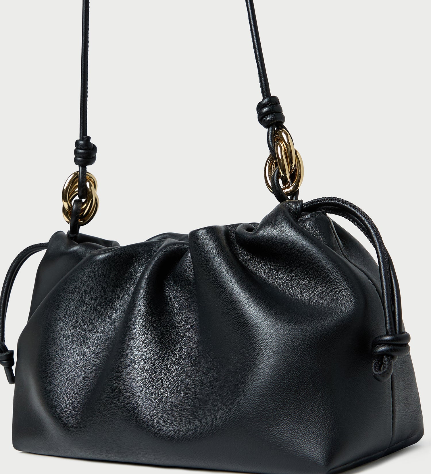 Loeffler Randall - Kiri Black Leather Shoulder Bag