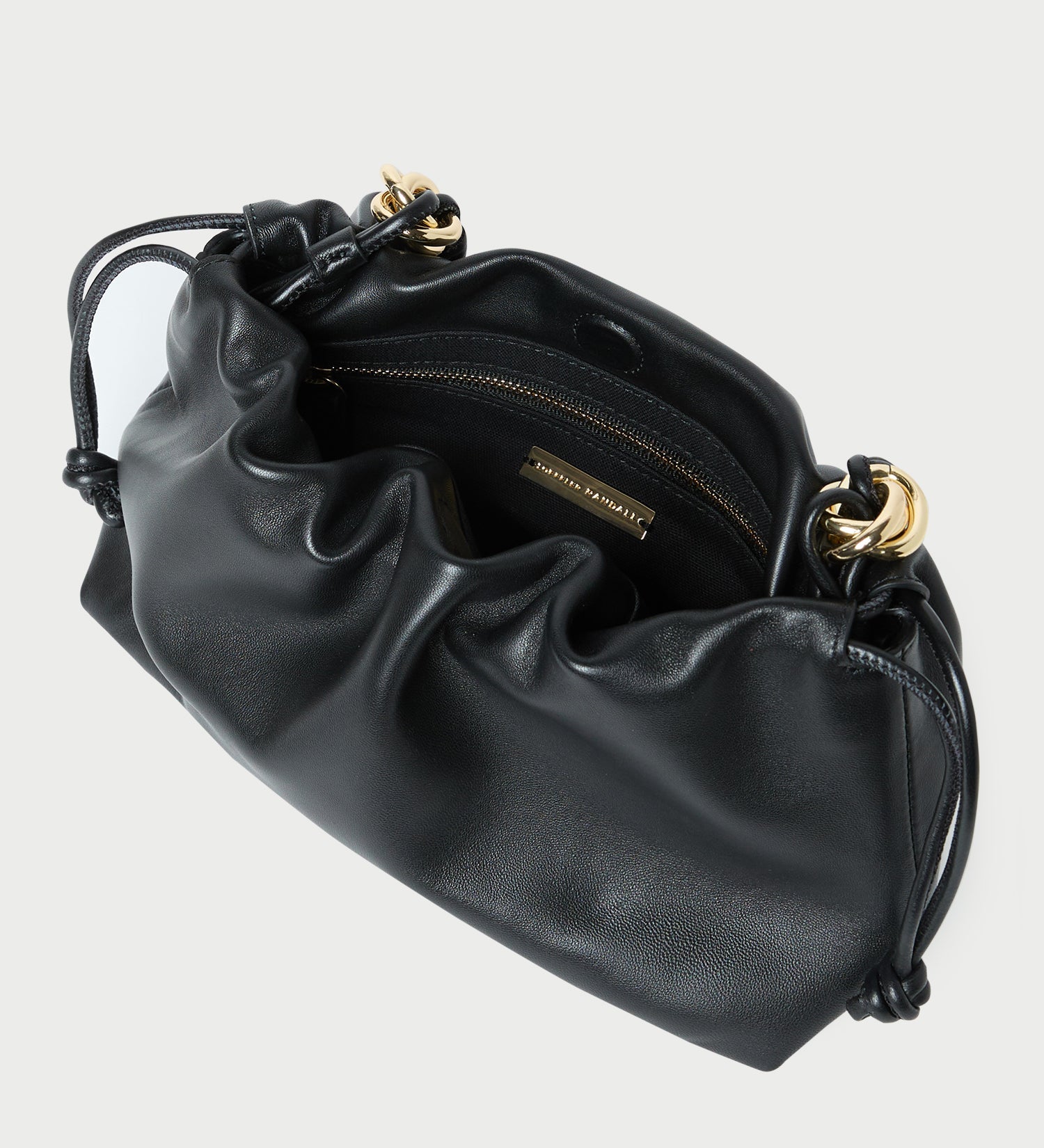 Loeffler Randall - Kiri Black Leather Shoulder Bag