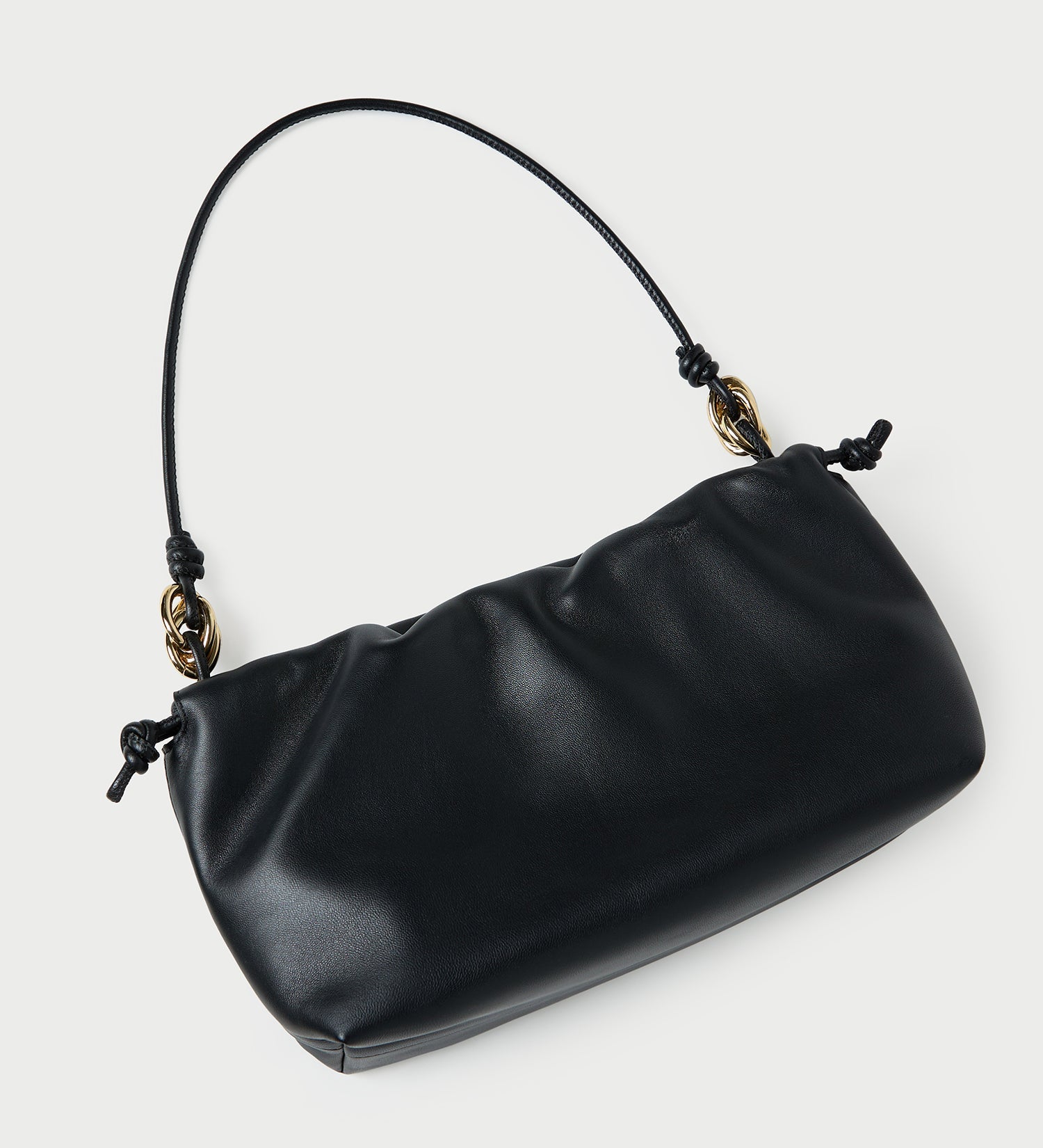 Loeffler Randall - Kiri Black Leather Shoulder Bag