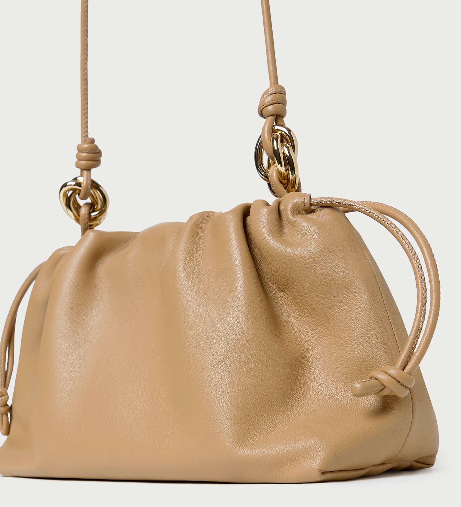 Loeffler Randall - Kiri Khaki Leather Shoulder Bag