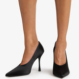 Jude - Kiss Pump Black Satin
