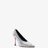 Jude - Kiss Pump Silver Python Leather