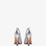 Jude - Kiss Pump Silver Python Leather
