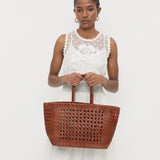 Loeffler Randall - Klara Saddle Open-Weave Tote