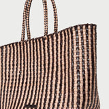 Loeffler Randall - Klara Chocolate/Sand Woven Tote