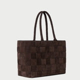Loeffler Randall - Klara Brown Woven Suede Tote