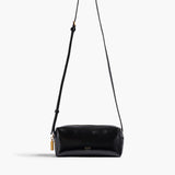 Khaite - Mini Kye Crossbody Bag in Black Crackle Patent Leather