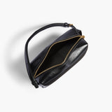 Khaite - Mini Kye Crossbody Bag in Black Crackle Patent Leather