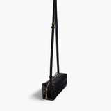 Khaite - Mini Kye Crossbody Bag in Black Crackle Patent Leather