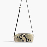 Khaite - Mini Kye Crossbody Bag in Natural Python-Embossed Leather
