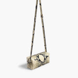 Khaite - Mini Kye Crossbody Bag in Natural Python-Embossed Leather