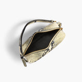 Khaite - Mini Kye Crossbody Bag in Natural Python-Embossed Leather