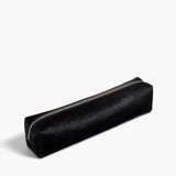 Khaite - Kye Pencil Case in Black Haircalf