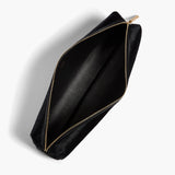 Khaite - Kye Pencil Case in Black Haircalf