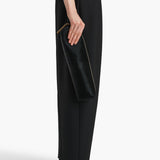 Khaite - Kye Pencil Case in Black Haircalf