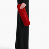 Khaite - Kye Pencil Case in Ruby Haircalf