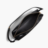 Khaite - Kye Shoulder Bag in Black Crackle Patent Leather