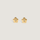 Kinn - Bébé Flower Stud Earrings Diamond