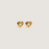 Kinn - Bébé Heart Stud Earrings Diamond