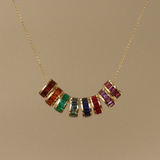 Kinn - Milestone Baguette Birthstone Charm Ruby