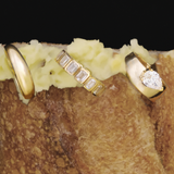 Kinn - Porter Cigar Band Ring Pear Diamond