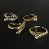 Kinn - Willow Wrap Around Ring Silver