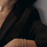 Kinn - Coco Round Tennis Link Bracelet Diamond