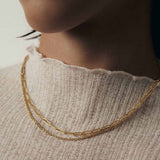 Kinn - Paperclip Link Chain Necklace