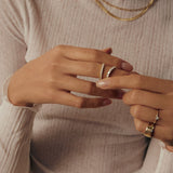 Kinn - Marquise Eternity Ring Diamond Yellow Gold