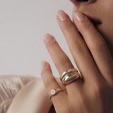 Kinn - Natalie Dome Ring Diamond