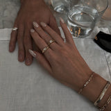 Kinn - Heart Signet Ring Diamond