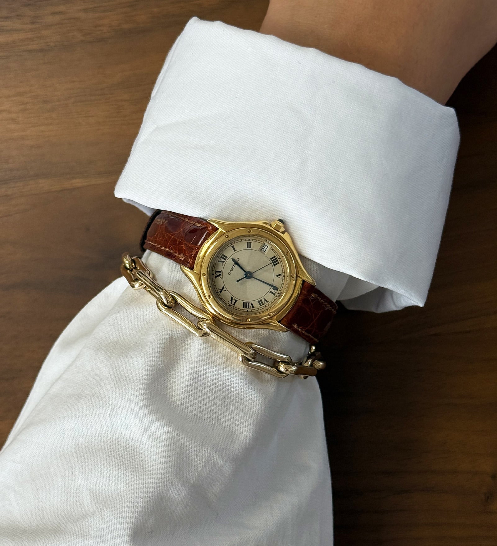 Kinn - VIntage Cartier Leather Watch