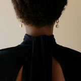 Kinn - Baroque Pearl Hoop Earrings