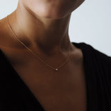Kinn - Solitaire Round Diamond Necklace