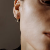 Kinn - Kara Huggie Earrings Diamond